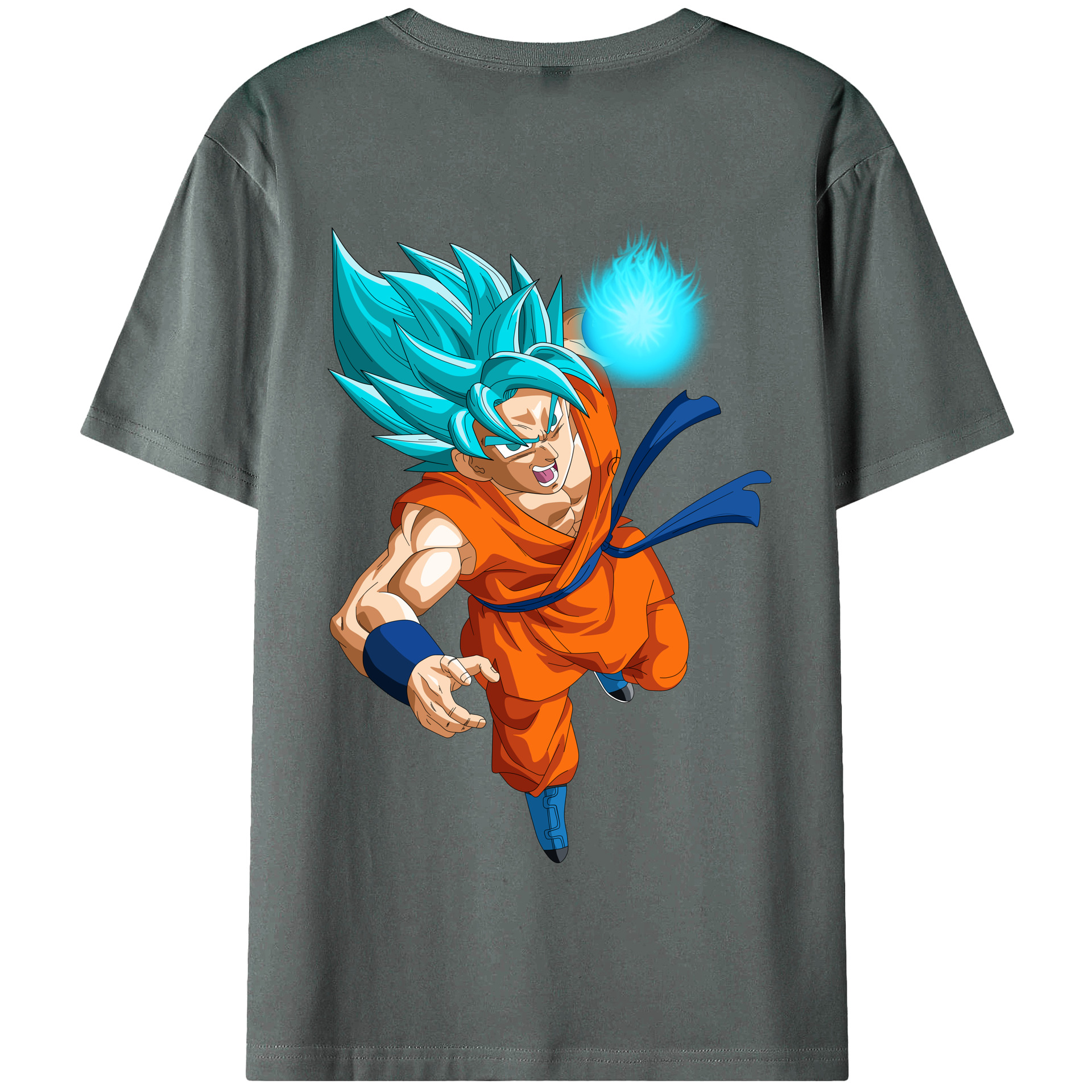（画像用） ドラゴンボール 孫悟空（そん ごくう）Son Goku カカロット DRAGON BALL Kakarotto 綿100％半袖Tシャツ（背面プリント）
